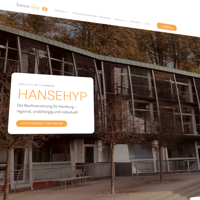 Baufinanzierung: HanseHyp Wordpress Website - Referenzen