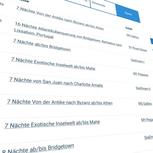 Reisen: Kreuzfahrt-Agentur aus Hamburg Wordpress Website - Referenzen