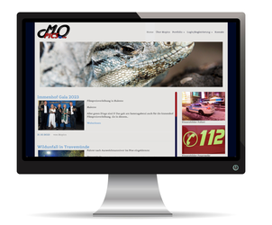TYPO3-Webseite: Fotografie u.a. für Polizei und Feuerwehr - Desktop