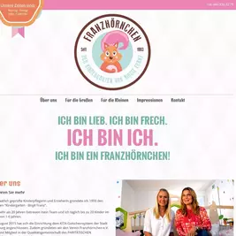 statische Webseite einer Hamburger Kindertagesstätte